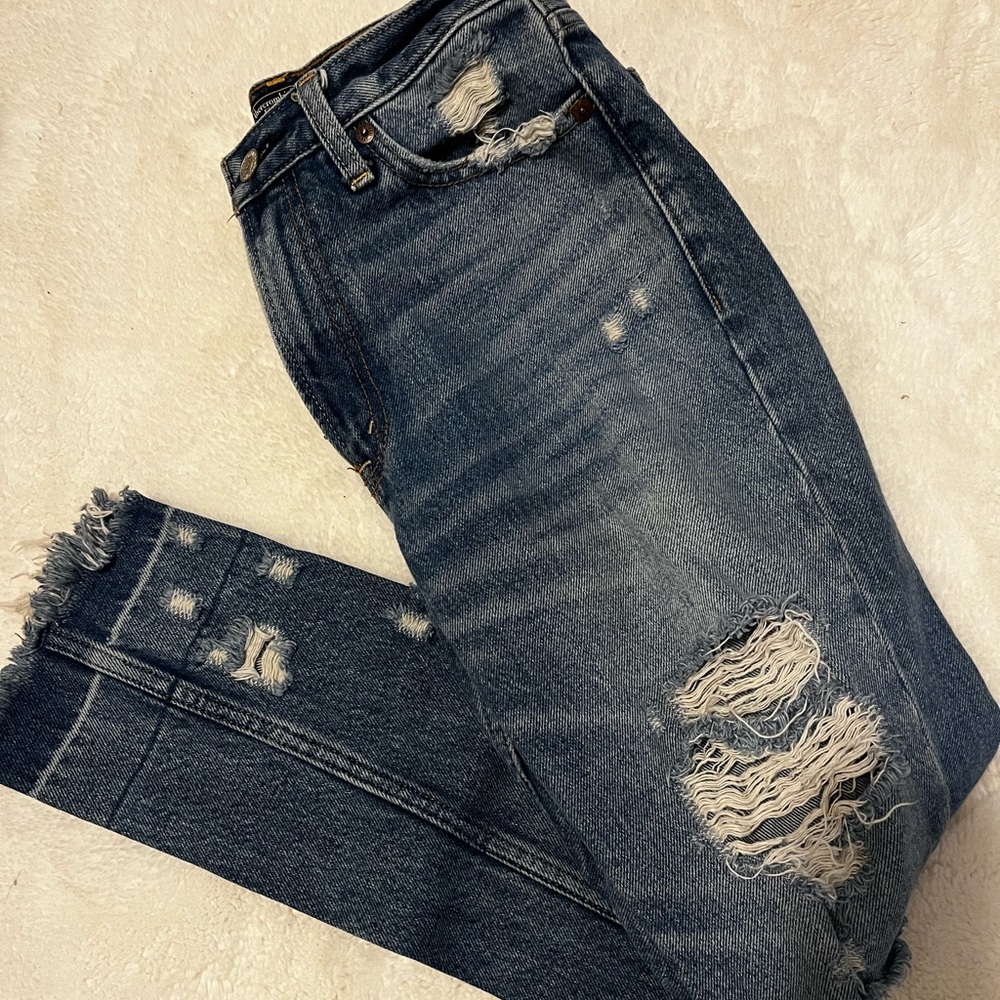 Abercrombie high rise skinny jean